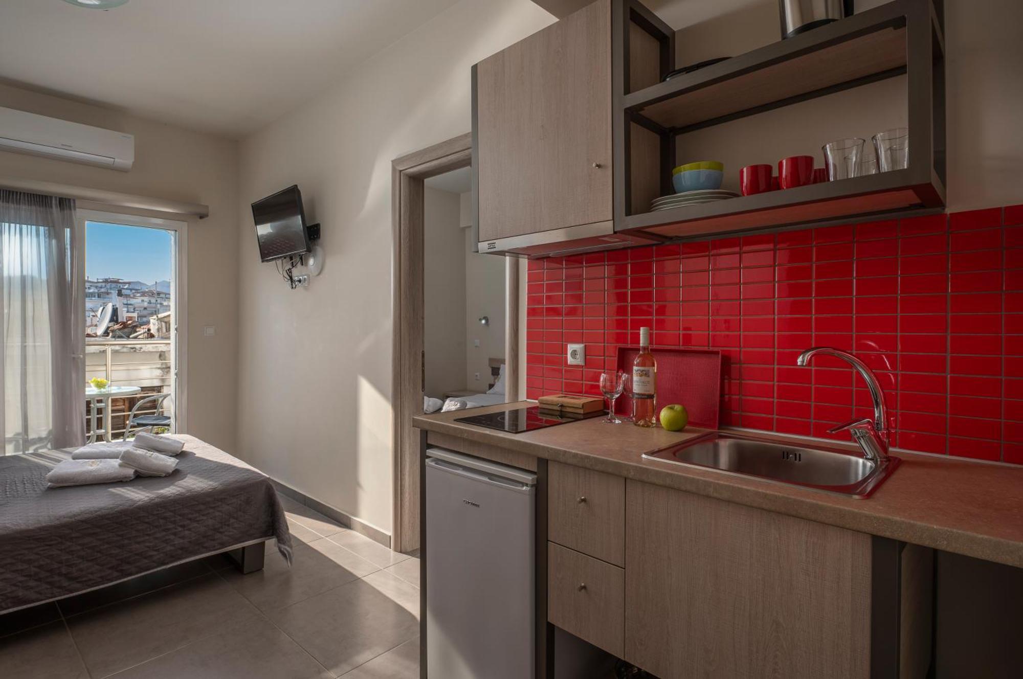 Sunshine Apartments Неос Мармарас Стая снимка